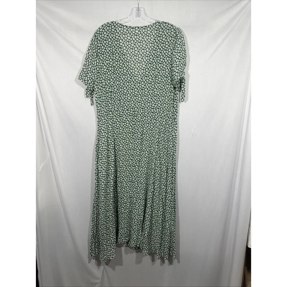 NWT $218 REFORMATION [ 16 ] Rosalinda Floral Tie Sleeve Dress In Venezuela T2134 - Picture 13 of 16
